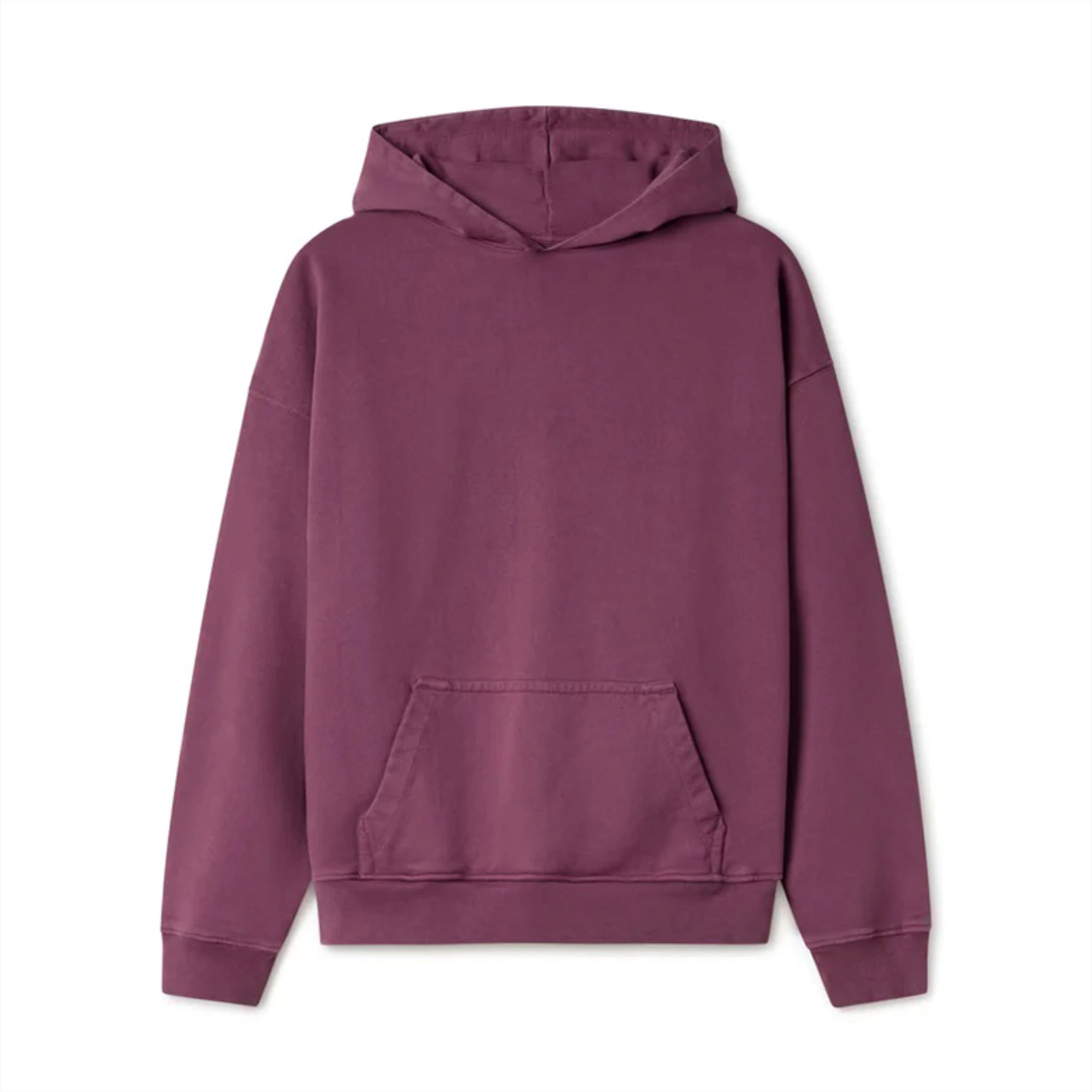 Unisex Casual Basic  Cotton Korean Pullover Hoodie with Soft Fabric Perfect for Everyday Wear Lounging and Layering