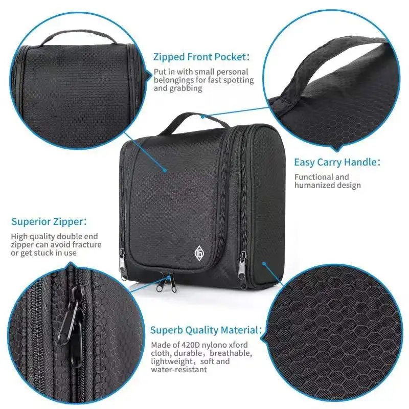 Hot Fashion Waterproof Ripstop Toiletry Bag Paris 2024 Travel Package