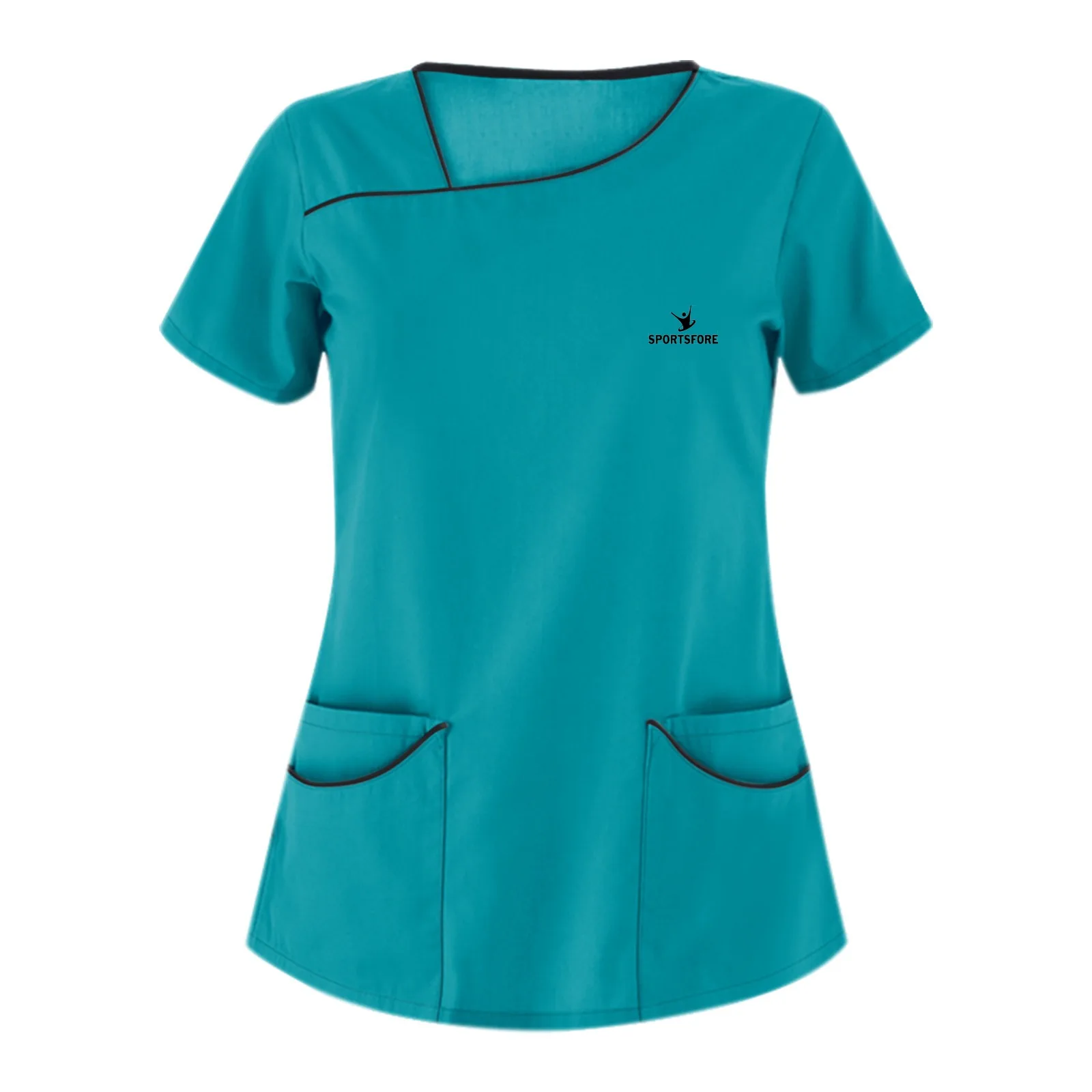 Wholesale Anti Wrinkle Hospital Uniforms Surgical  Medical Scrubs Nurse Short Sleeves Medical Scrub Suit For Women