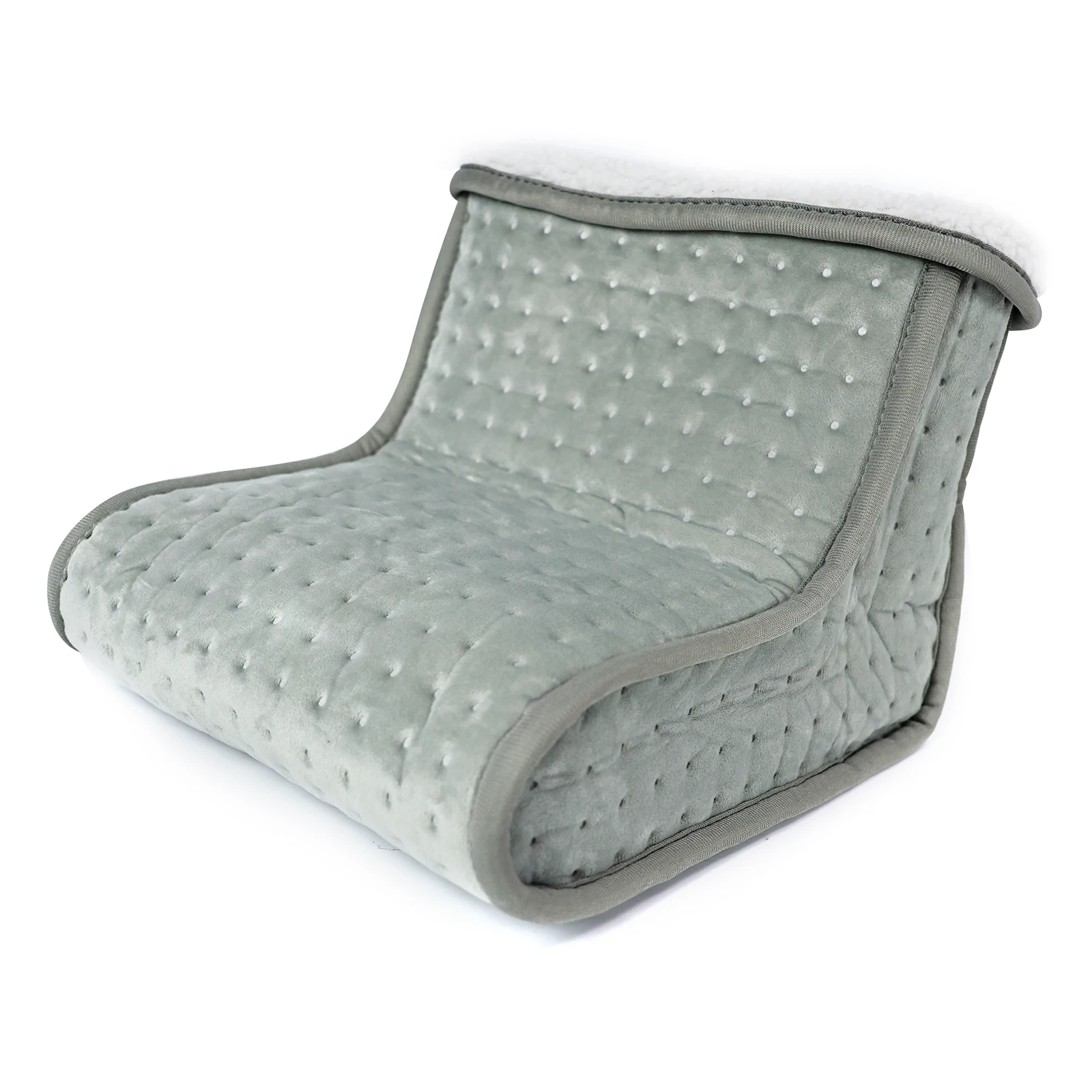 Fast Heating Customizable Auto Shut Off  Sponge And Fleece Foot Warmer Electric Heating Pad