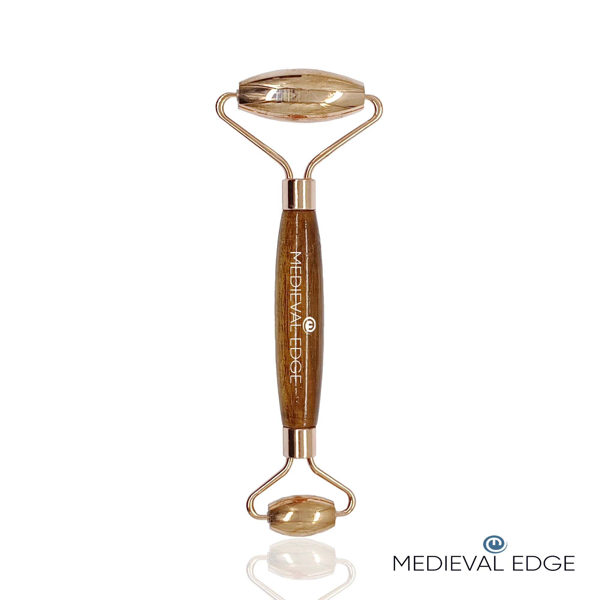 100% Pure Copper Face Roller for Natural Skincare And Anti-Aging Facial Massager For Wrinkles Puffiness Original Indian Factory