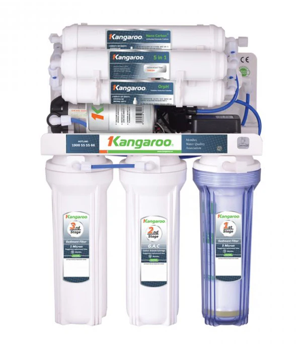 Under Sink RO water machine 6 stages alkaline ro system water purifier Made in Vietnam competitive price
