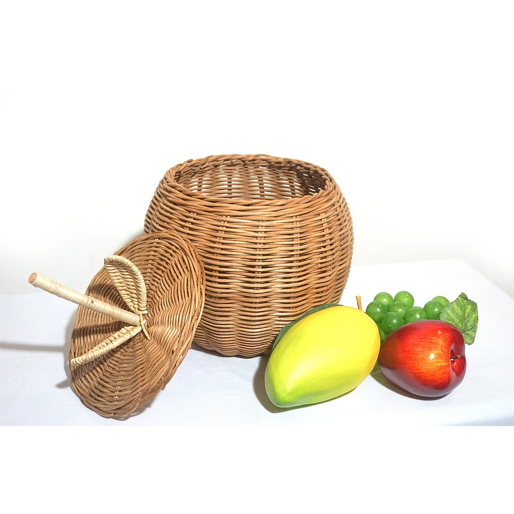 Best Price Eco Friendly Handmade 100% Natural Material Good Price Customized Order Fashionable Rattan Basket From Vietnam