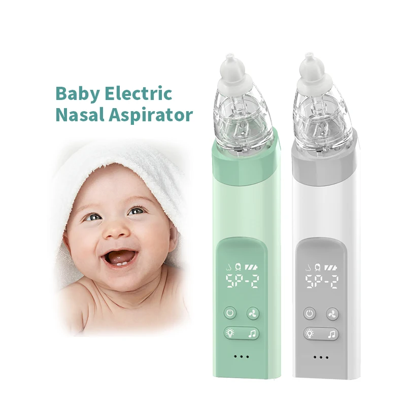 2024 Online Top Smart Electric LCD Screen Nose Cleaner for Newborn Baby Powerful Suction Baby Nasal Aspirator for Toddlers