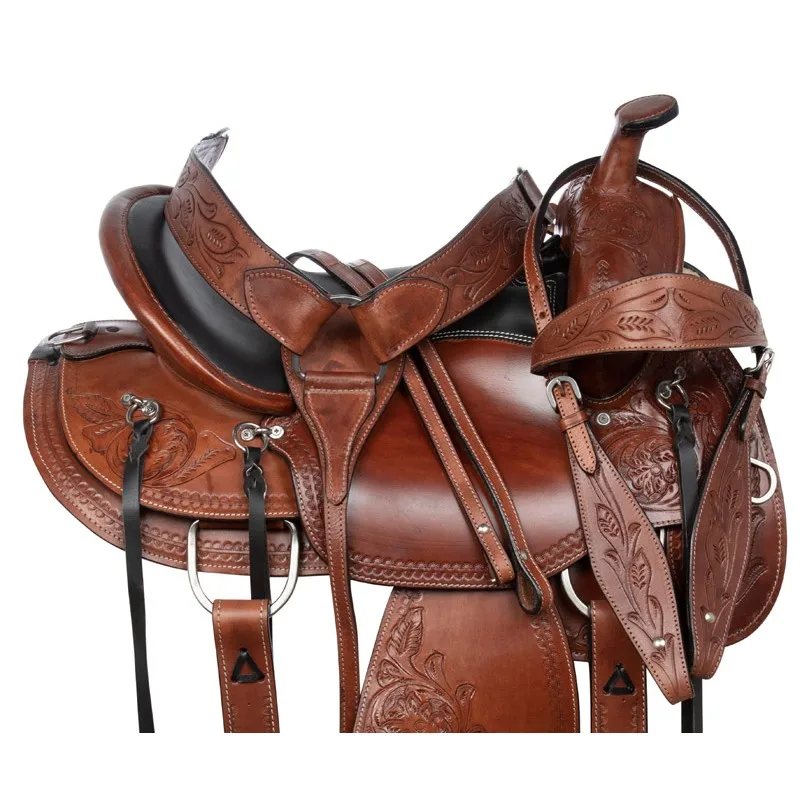 Horse Saddle Wholesale Best Quality Custom Design Logo Leather Polo Saddle English Saddle Top Quality