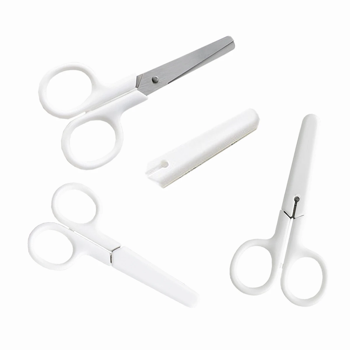 Multipurpose Scissors Sharp Shears Comfort-Grip Scissors for Office Home School paper craft plastic handle scissors