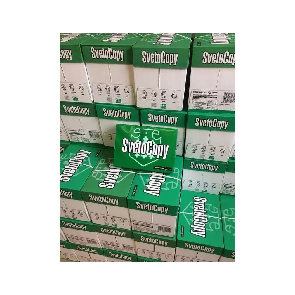Sveto copy Double a A4 Copy Paper A4 70/75/80 GSM Ready to Ship 100% Pulp 80gsm A4 Paper 80gsm 75gsm 70gsm,80g / Colored FR