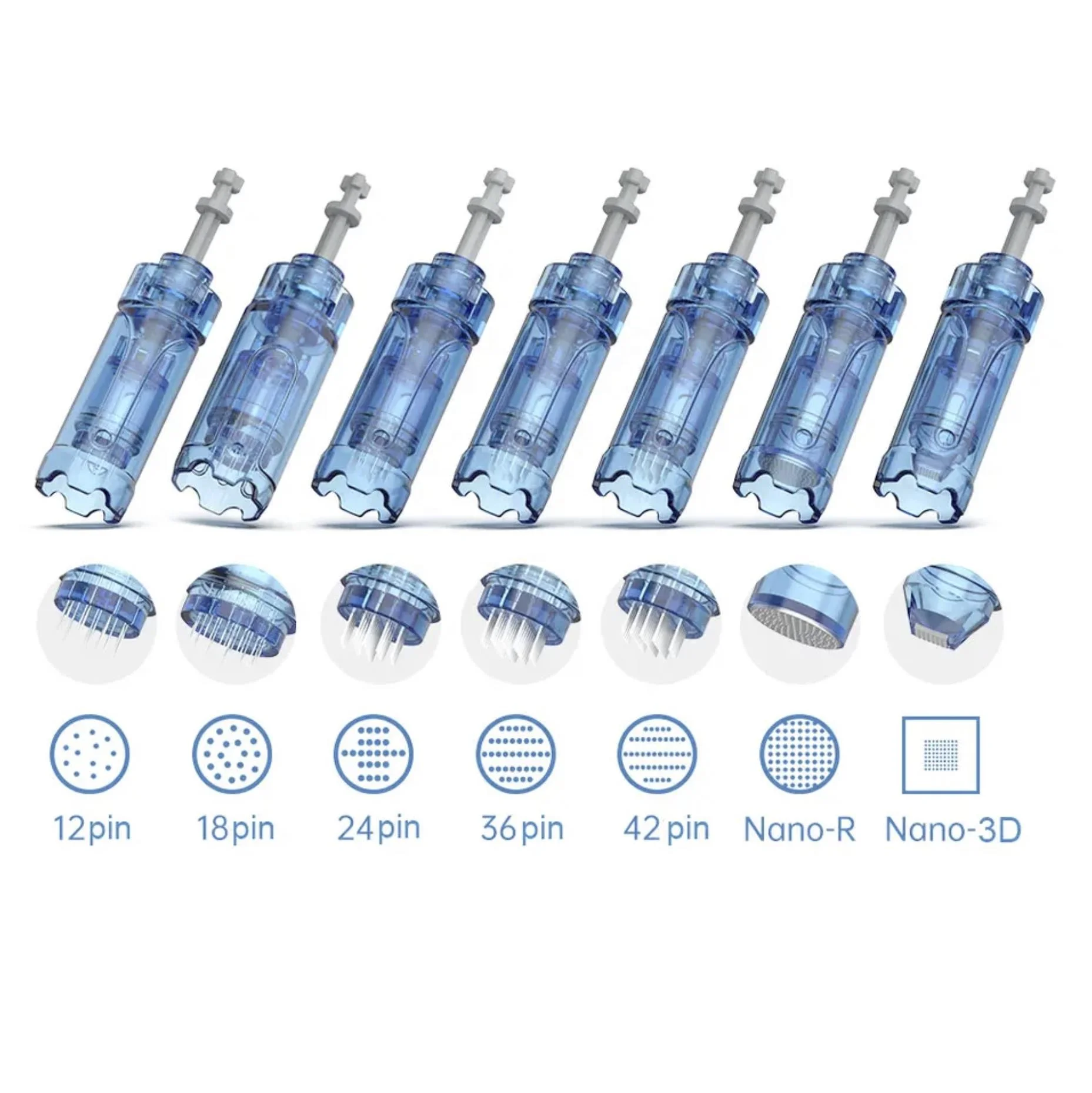 Micorneedling Pen Derma Pen Needles Cartridge For Dermapen Dr Pen A9 M8S A8S Anti Flow Back Disposable Needle