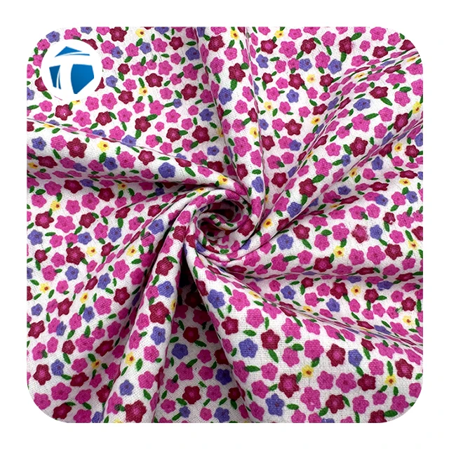 100% cotton soft and healthy breathable flannel fabric on sale