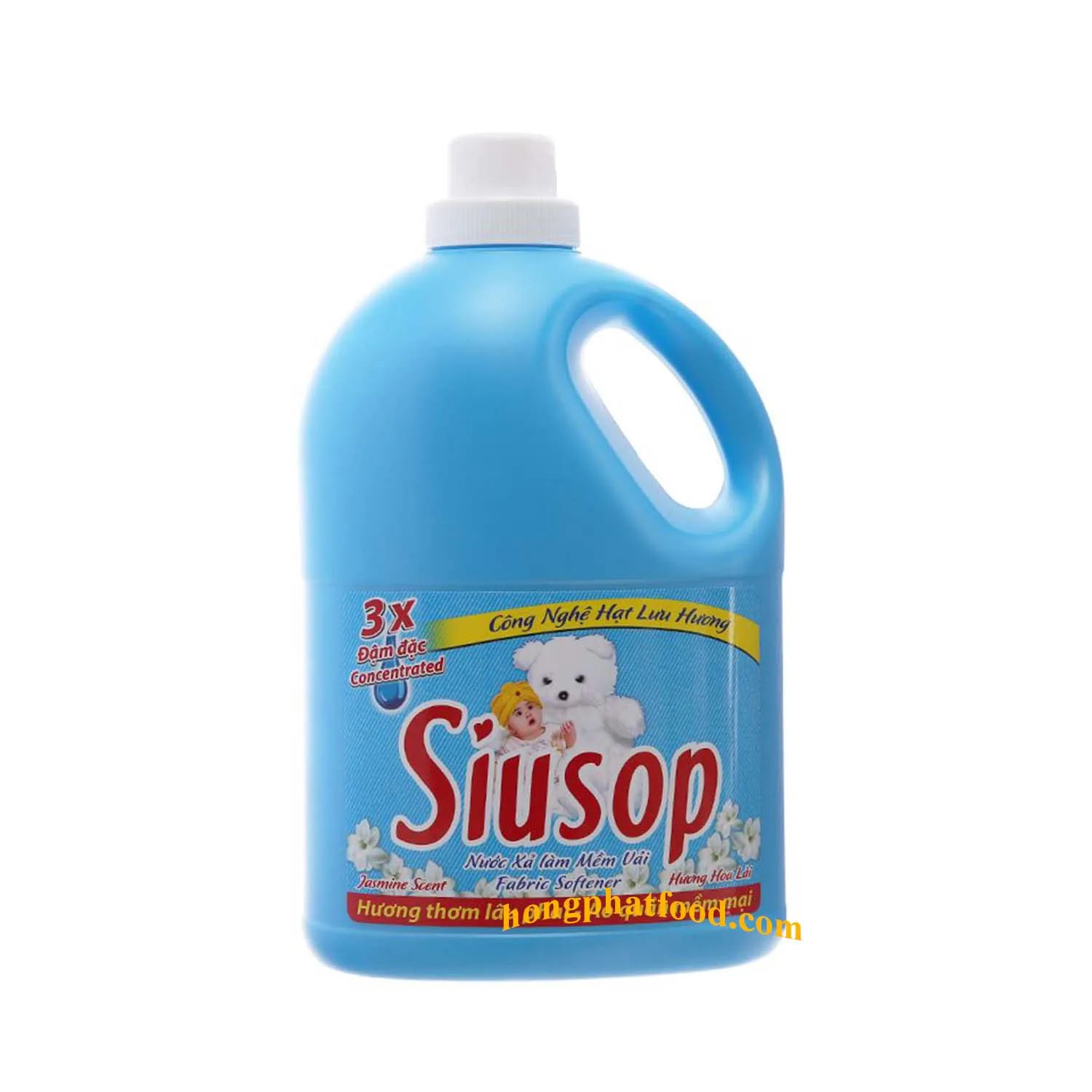 Best price SIUSOP fabric conditioner can 3.8kg jasmine scented Long Lasting Fragrance Fabric Softener Household Chemicals