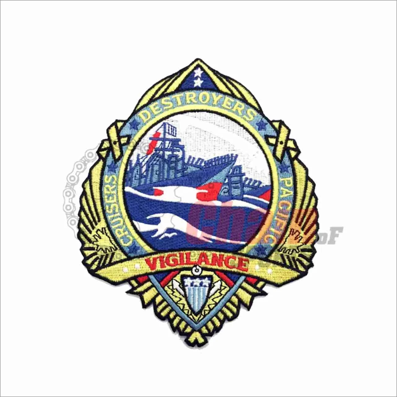 Custom Design High Quality Embroidery Patch Machine / Handmade Made to Order with Custom Logo