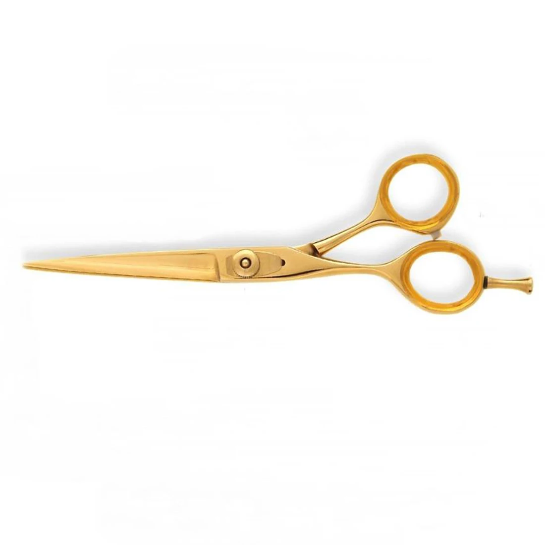 Professional Hair Cutting Scissors 1Pc Shears for Texturizing and Blending Barber Scissors Gold Color Design