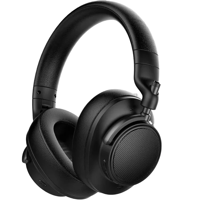 Teeline wireless Bt headphone 4pcs mic Hybrid ANCFB+FF 1050mAh Comfortable protein leather Sport Wireless Earphones