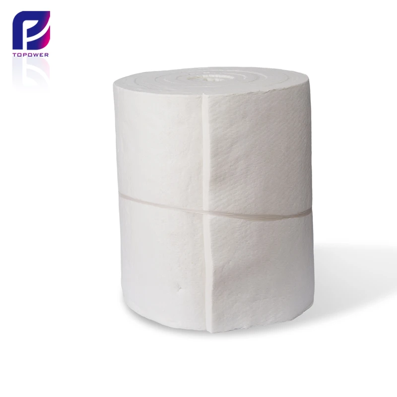 Thermal insulating 1260 ceramic fiber blanket 10mm 25mm thickness refractory ceramic insulation wool blanket
