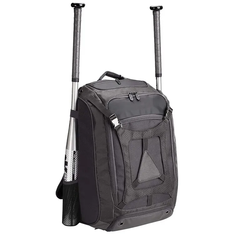 Large Storage Capacity Baseball Kit Bag Long Trolley Slowpitch softball gear cooler roller equipment bag with wheels for catcher