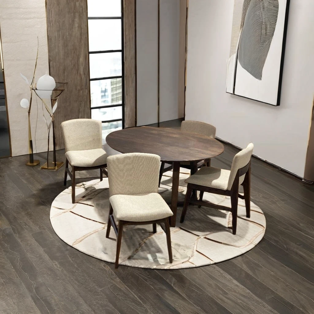 Wholesale Modern Solid Wooden Armless Dining Chair and Kitchen Chair New Design for Banquet Dining Room Furniture