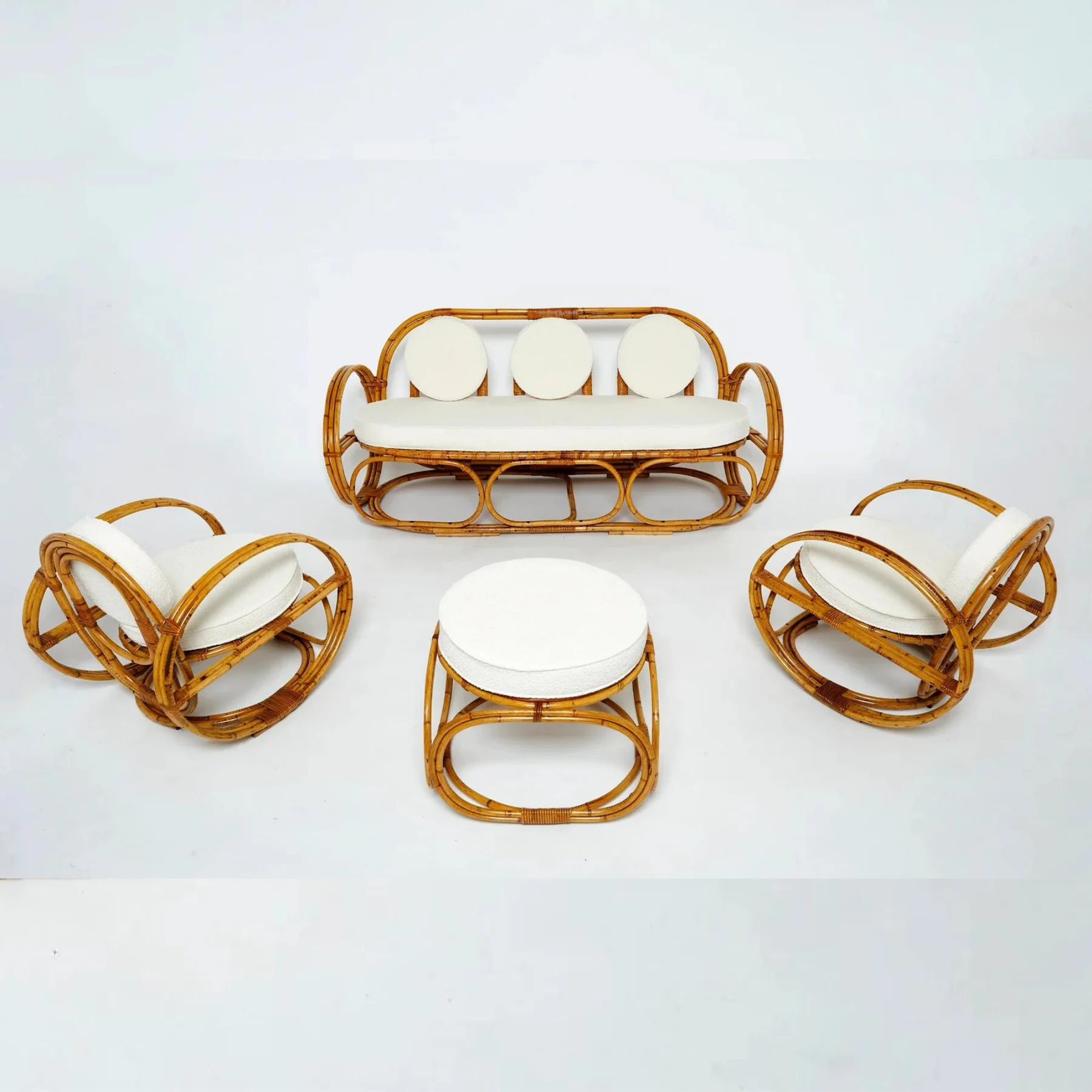 new modern rattan handcrafted chair sofa set living room table chair set home outdoor furniture