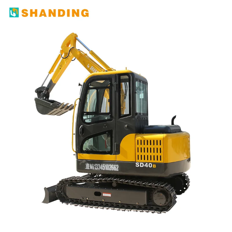 CE APPROVED 4 TON EXCAVATOR SD40B 4 TON MINI  EXCAVATOR MINI DIGGER MACHINE FOR SALE