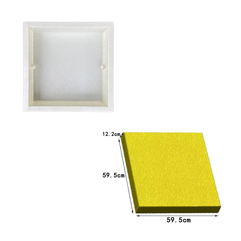 Litchi pattern paver mold for garden paver, custom PP plastic paver mold interlocking tile mold manufacturers