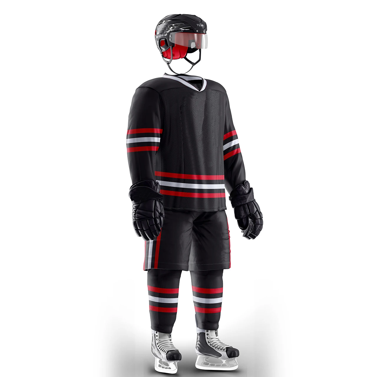 colorful design Custom Number & Team Name Sublimation Ice Hockey jersey Uniform
