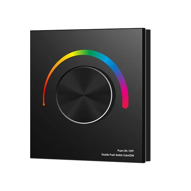 T3-K-B AC/DC 12-24V ручка панель led RGB контроллер