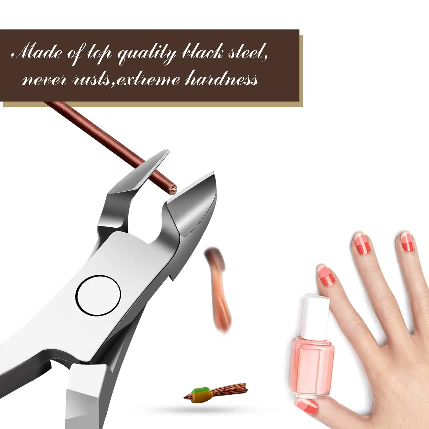 Top selling Manicure Set Manicure Set High End Luxury Ladies And Men Manicure Set With Glitter PU Case