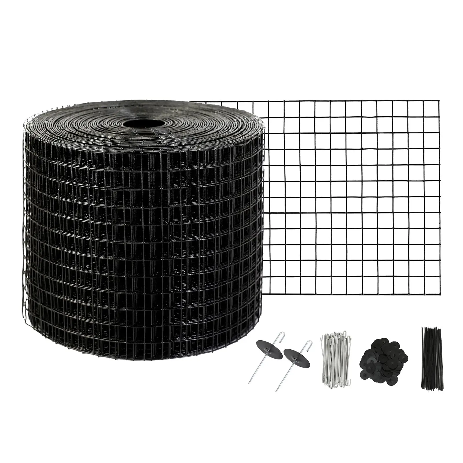 8 'x 100ft Pvc Welded Mesh Solar Panel Bird Wire Protection Kits Anti-Pigeon Net for Roof Solar Fence Panel
