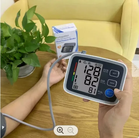 Blood Pressure Monitor BP apparatus Sphygmomanometer Tensiometer BP Machine Digital Upper Arm Blood Pressure Mon