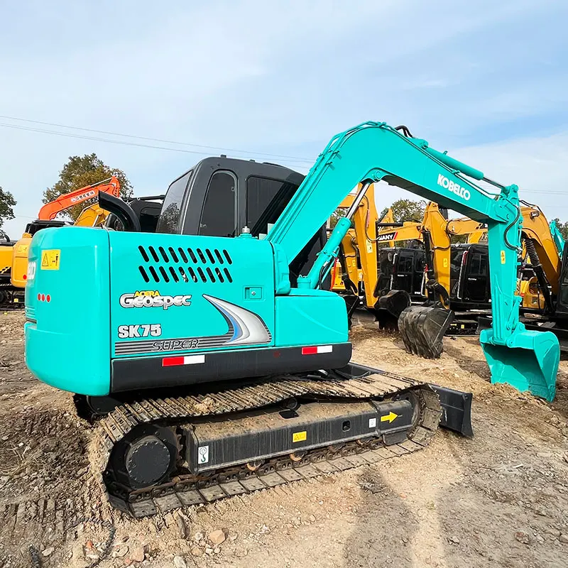 Экскаватор б/у Kobelco SK75 экскаватор SK75-8 SK55 SK50 SK60 SK70 мини-экскаватор низкая цена