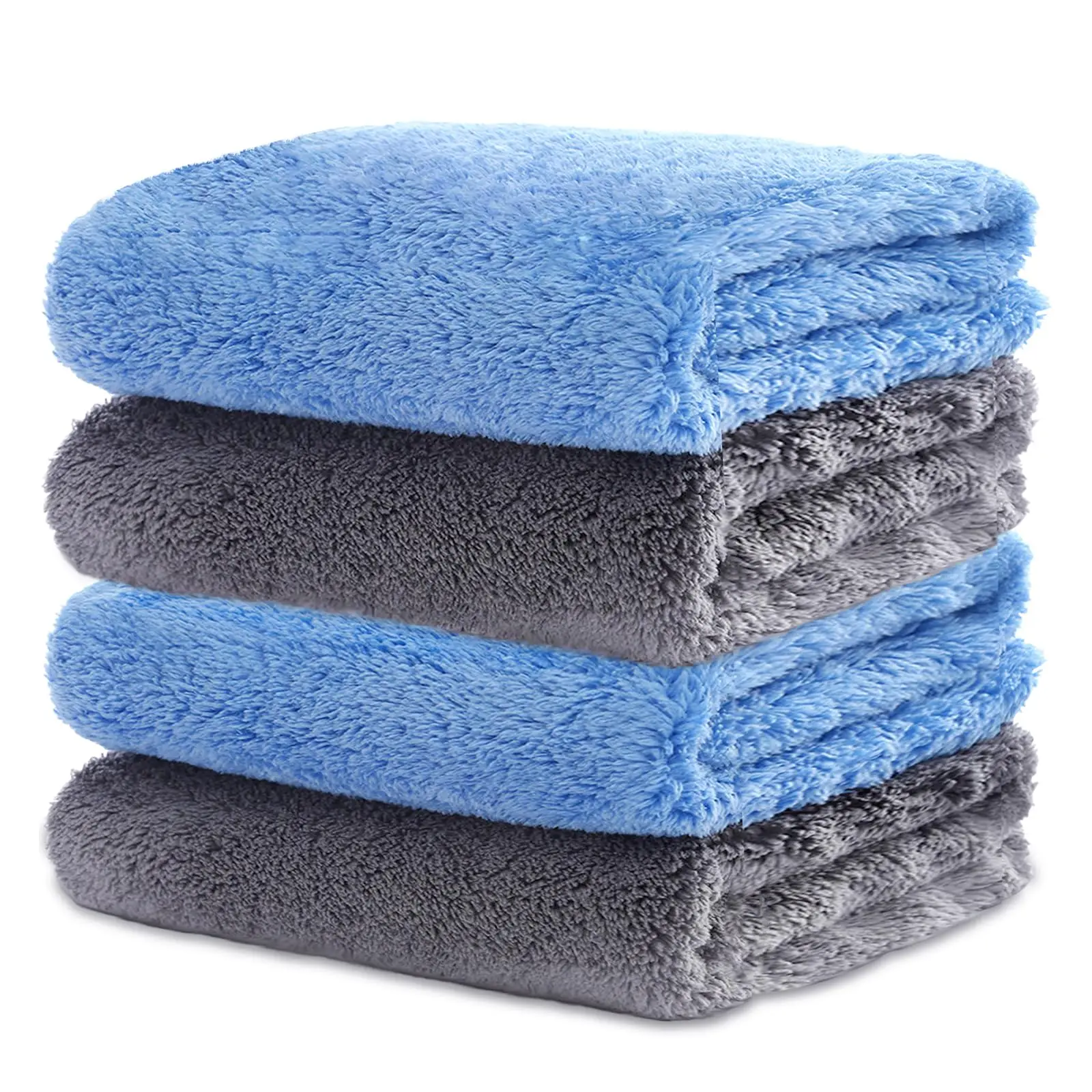 Hot Sell Microfiber Car cleaning Cloth Wash Towel Edgeless Soft Wholesale 40*40cm Quick Dry Utility Cleaning Car Wash Towel