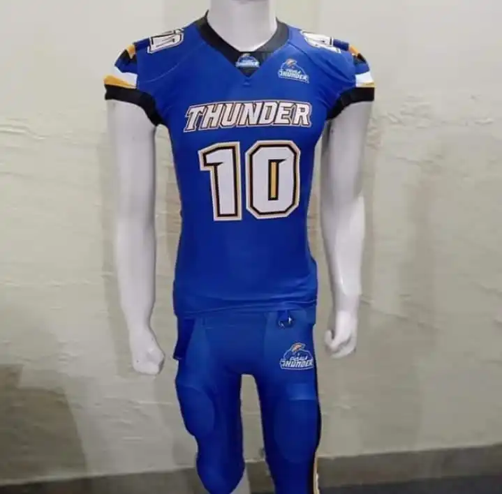 Professional Sportswear Custom Sublimation American Football Uniform with American Football Team Sports We