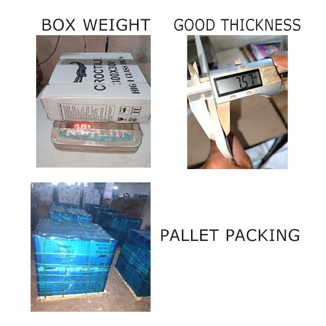 300x300 MM Ceramic Floor Tiles White Ivory Grey Colour Salt And Pepper Body Porcelain Heavy Duty Floor Tiles