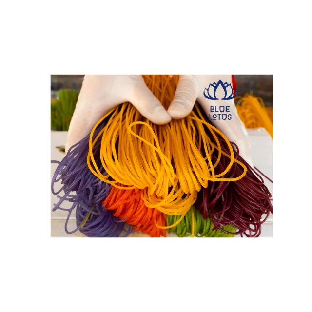 Рисовая мука для овощей и фруктов на экспорт, 100% рисовая цветная лапша, изготовленная по лучшей цене из Вьетнама