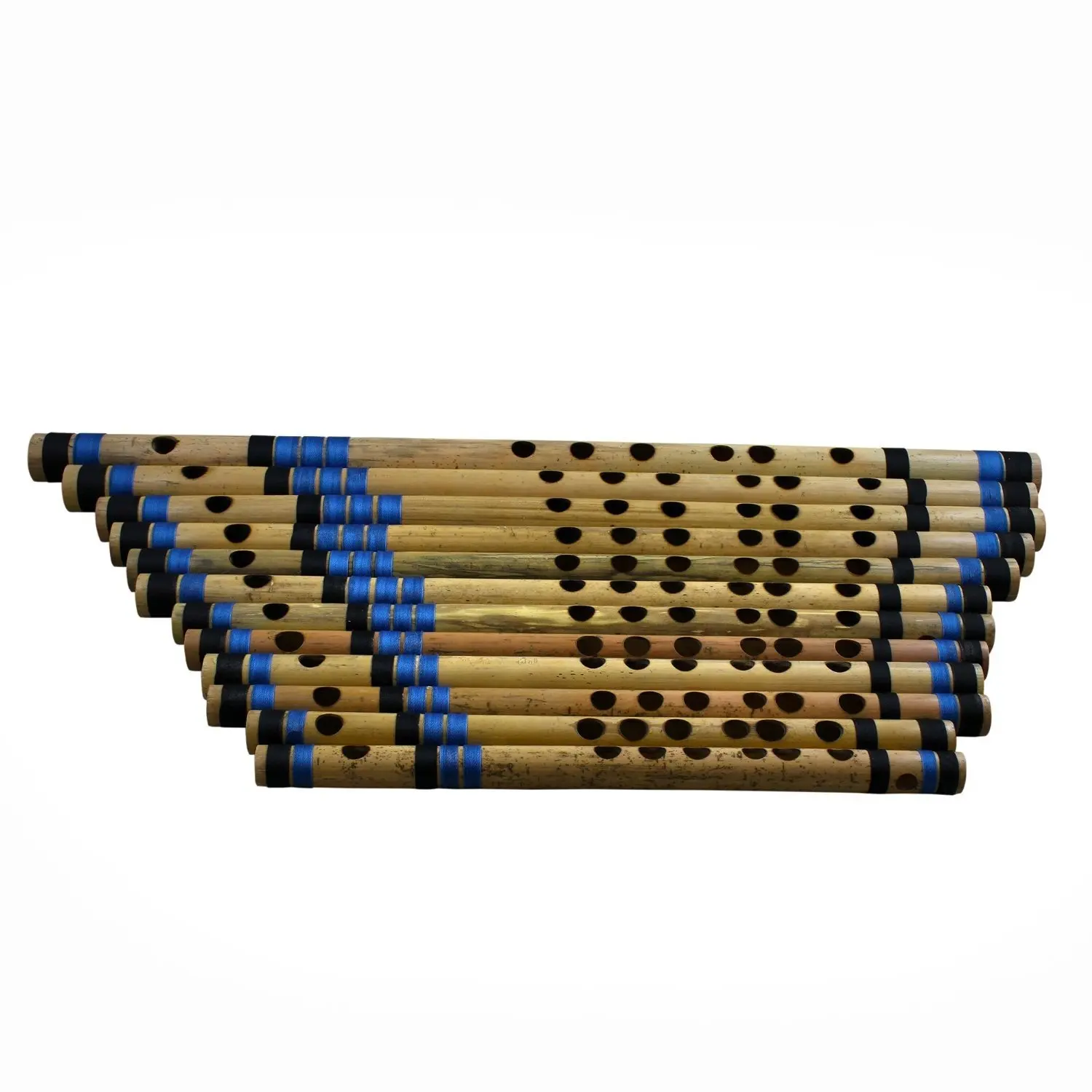 13 шт. Bansuri набор бамбуковые индийские канавки в