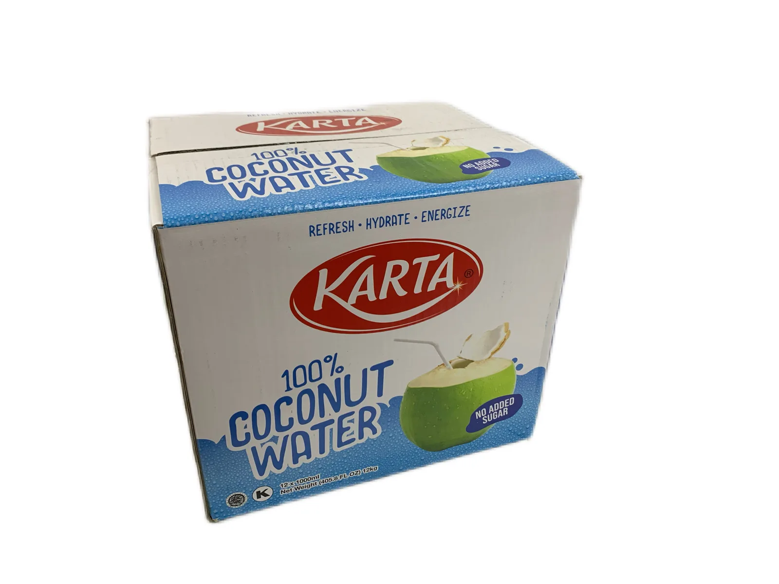 Karta 100% Coconut Water Beverage 1000ml no aaded sugar malaysia supplier ready to drink coconut juice best quality