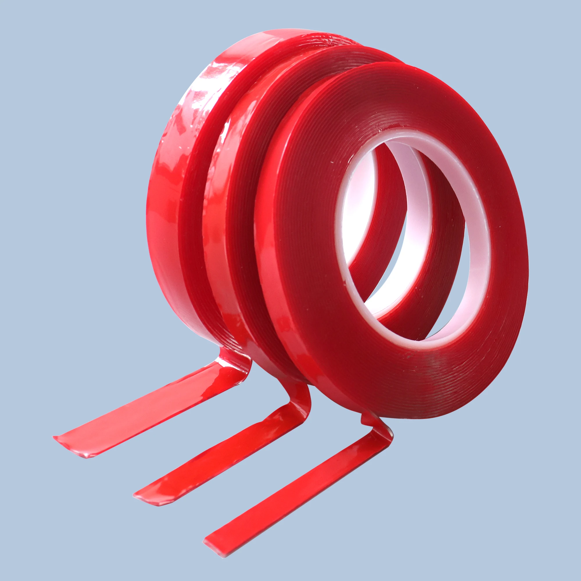 Malaysia High Quality Hot Melt 12mm x 8m High Adhesive Clear Double Side Tape Watertight Acrylic Foam Material For Carton Use