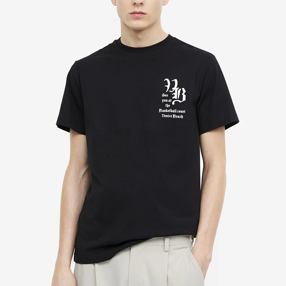 First Class Quality 100% Cotton Custom Logo Printing Custom Printing Plain Oversized Tshirt