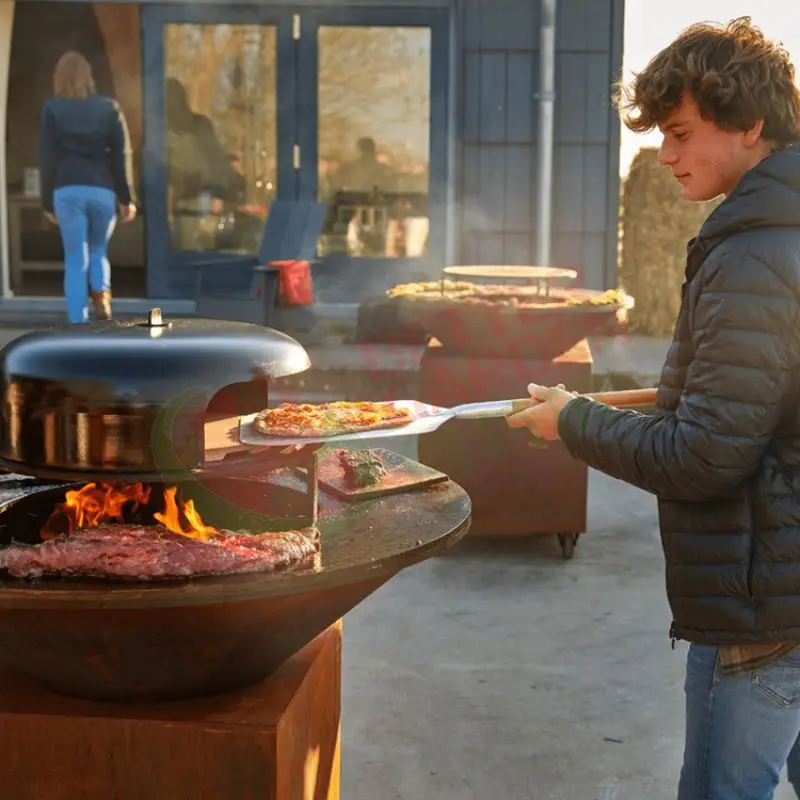 Garden bbq oven metal portable bbq grill camping bbq grill for party
