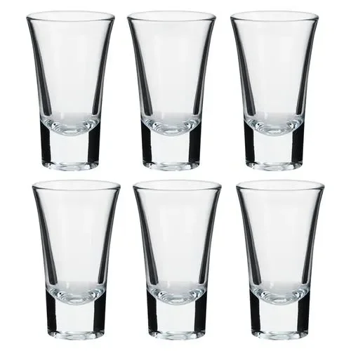 Clear Whiskey Cup Blank Sublimation Espresso Glasses Small Bullet Shot Glass Customized Logo 2oz 50ml Quantity OEM Style Modern