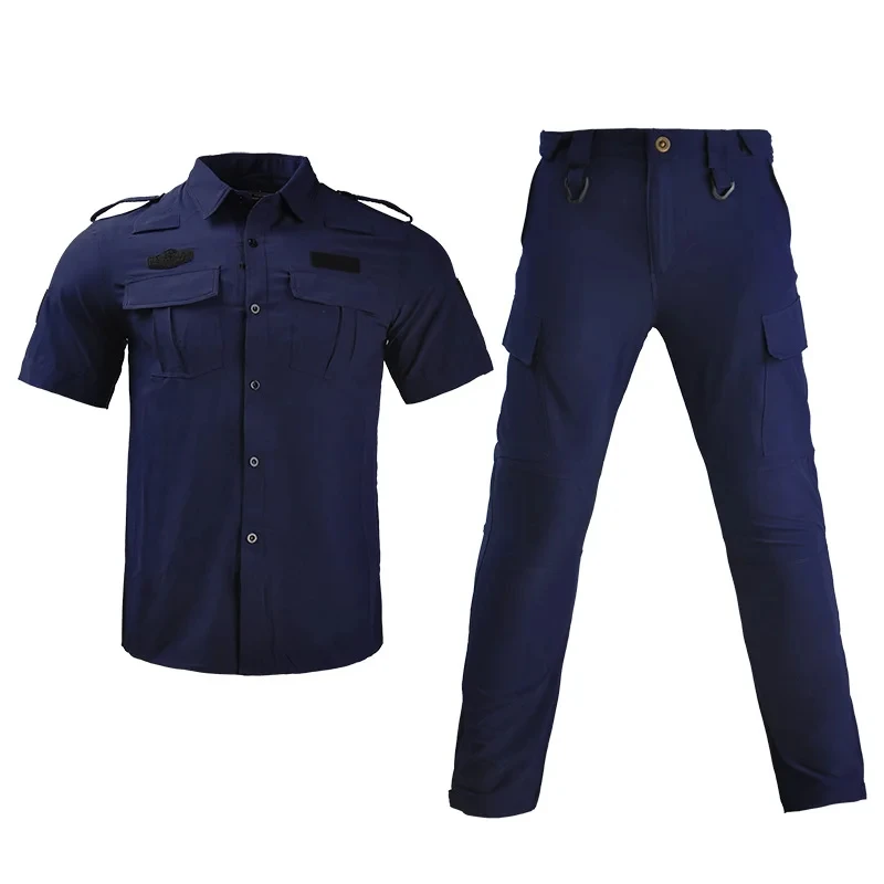 Guard Uniforms Outdoor Training Summer Autumn Short Sleeve Long Sleeve Security Guard Officer Uniforms Security Winter Jackets