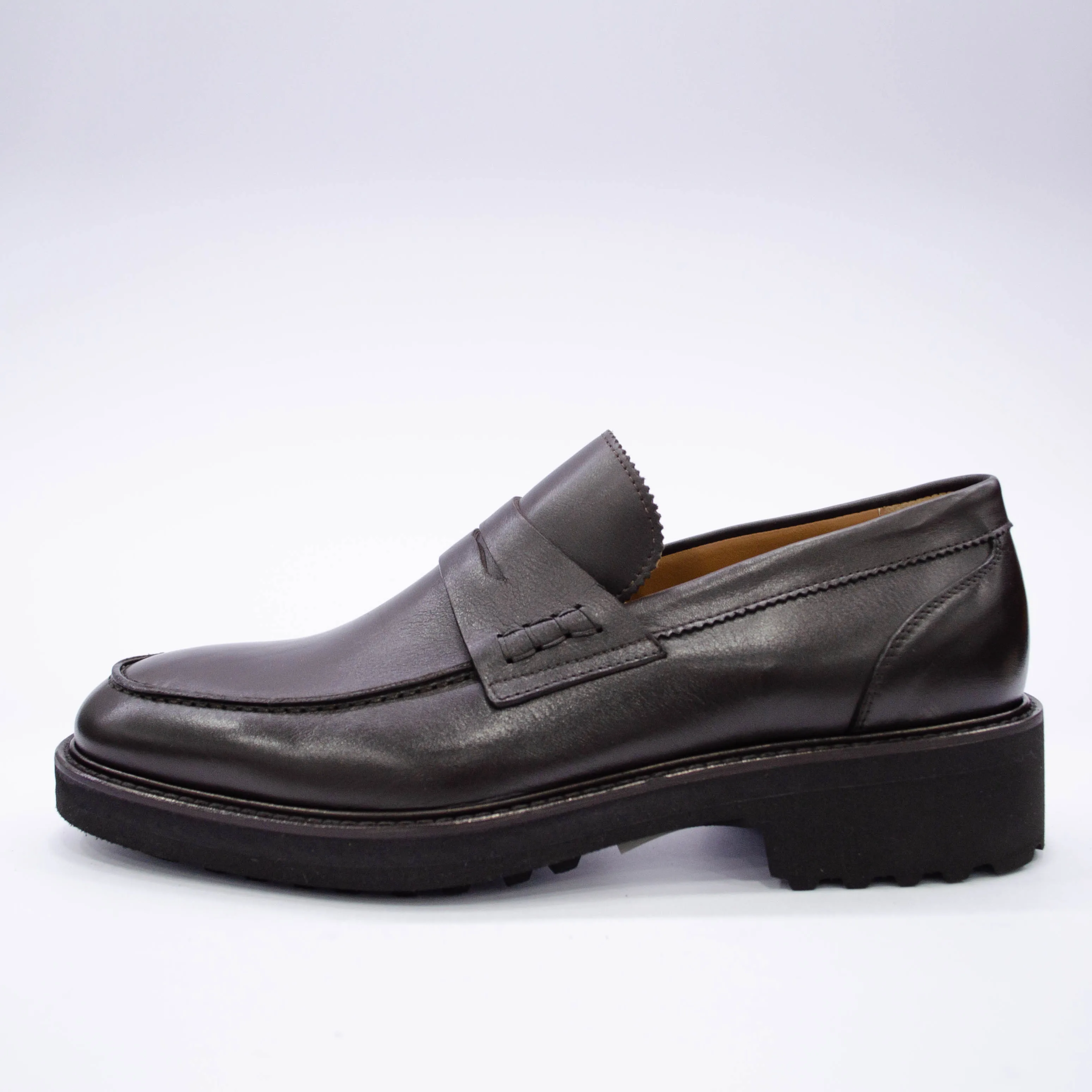 Dino Draghi loafer. Artisanal Dress Shoes. Handmade And Handcrafted In Italy. Italian design Italian made leather shoes.