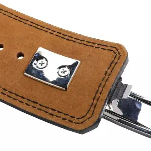 Fitness Body building weight lifting belt leather cowhide gym waist trainer belts for men lever 13mm weightlifting leather belt