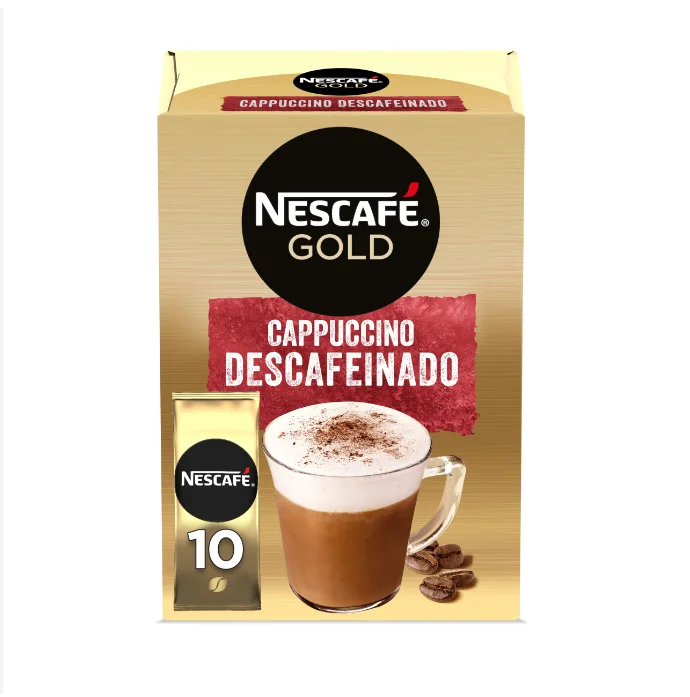Оптовая продажа Nescafe золотой капучино кофе саше растворимый 200 г низкая цена для продажи