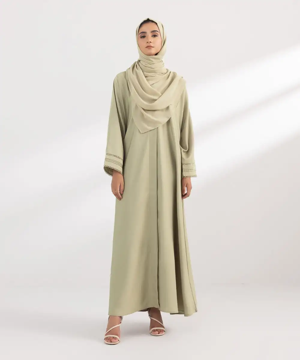 High Quality Muslim Women Clothing Abaya Smile Open With Sleeves Design Women Abaya At Reasonable Price