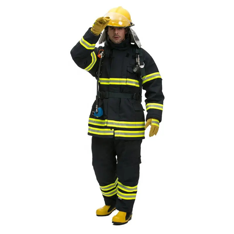 2024 New Arrival Firefighter Suits Fire Fighting Uniform Rescue Fire Fighter Clothing Made Pakistan USA Supplier OEM ODM