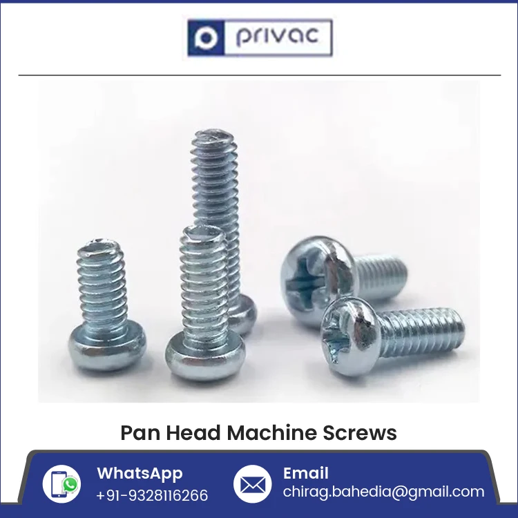 Pan Head Screw DIN7985 Stainless Steel Cross Pan Head Machine Screw