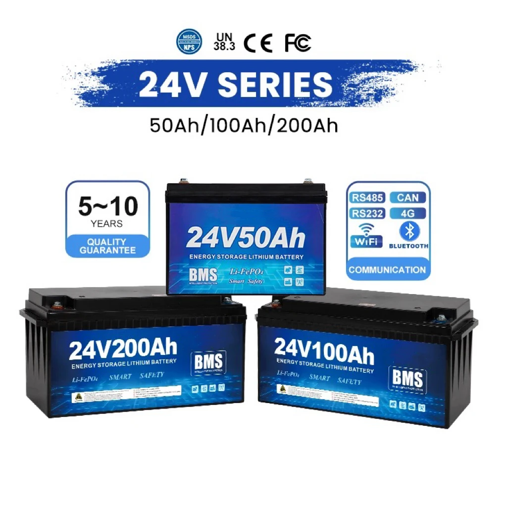 Rechargeable 12V 24V 36V 48V 72V 96V 256V lithium Ion Battery 100ah 200ah lipo4 battery 12v for EV Boat Energy Storage Battery