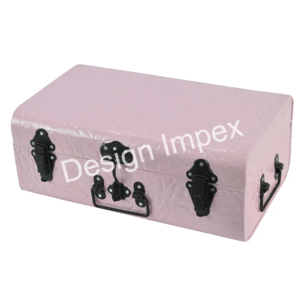 Luxury Suitcases Set Of Three Long Lasting Nice Quality Unique Trunk Box With Three Different Color Tones Made In India