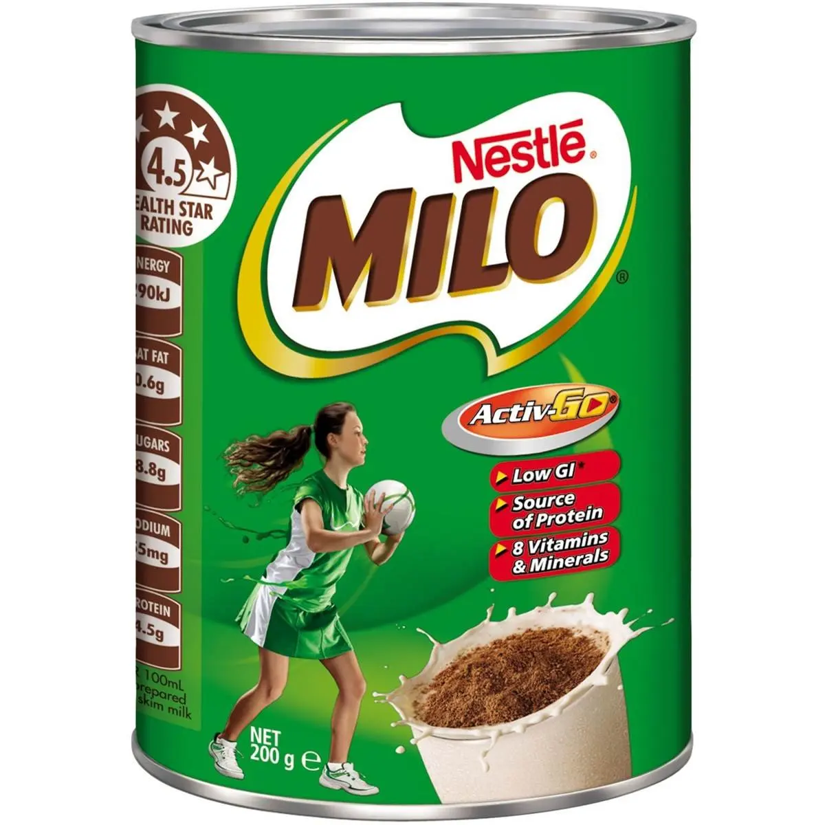 Молочный порошок Nestle Milo жестяная банка 400 г x