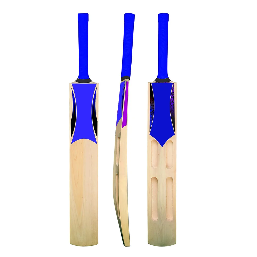 Custom Logo English Willow Cricket Bat with Cover Light Weight Sports Style Unique Design Made From Kashmir Wood